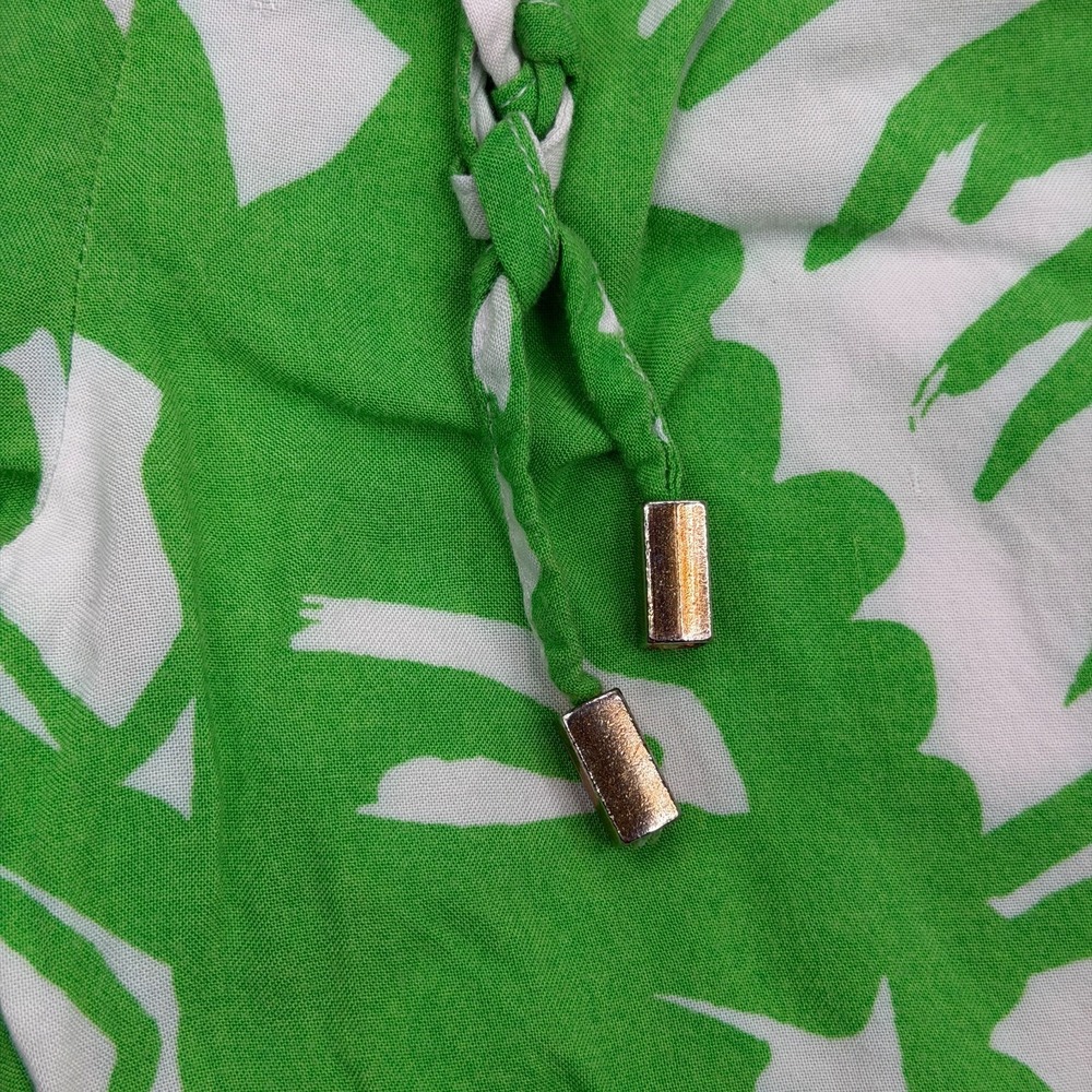 Lily Pulitzer X Target Palazzo Pants Womens XS Green White Palm Tree Tropical - Picture 6 of 16